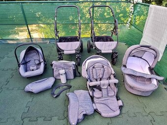 Kočárek Maked Lucky 3 +1 se dvěma podvozky - 2