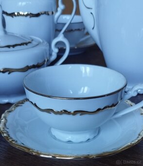 Porcelánový pozlacený -Jídelní , čajový a kávový servis - 2