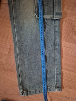 Baggy džíny rifle modré nové v.140 - 2