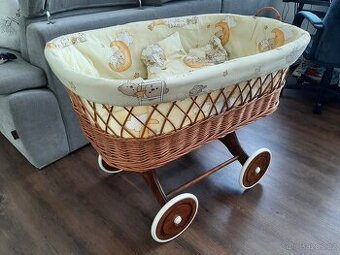 Proutěný košík na miminko Scarlett - 2