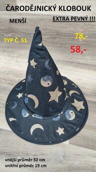 Čarodějnické klobouky - MENŠÍ - SLEVY - 2