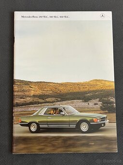 Mercedes SLC W107 coupe prospekty - 2