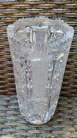 Broušené sklo košík BOHEMIA CRYSTAL a váza a další - 2