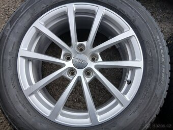 Prodám sadu Orig ALU kol Audi 225/60R17 zimní - 2