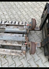 Bržděné nápravy na vozík, zn. BPW, Německo - 2