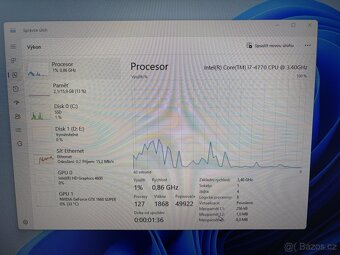Herní PC | i7-4770, GTX 1660 Super, 16GB, 250GB SSD - 2
