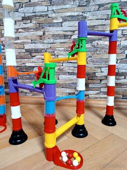 Kuličková dráha Migoga Marble Run 100 ks - 2