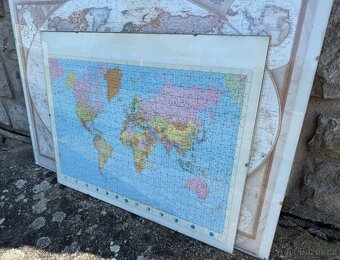Puzzle mapa světa 2x - 2