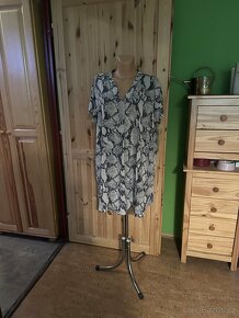 Elegantní šaty, nebo dlouhá blůza viskóza vel. L - 2