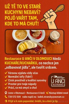 Kuchař/ka - Olomouc - restaurace U Anči - 2