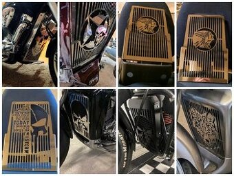 Kryt chladiče chopper Vlastní vzor, logo nejlepší ceny - 2
