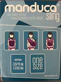 Nosící šátek Manduca Sling Black - 2