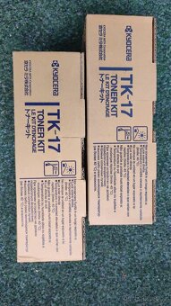 KYOCERA originální toner TK-17 - 2 kusy nové - 2