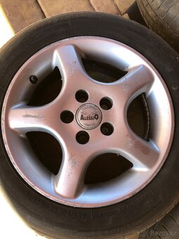 Alu Kola + pneu 165/70R14 - 2