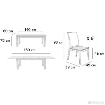 Jídelní set novy - 2