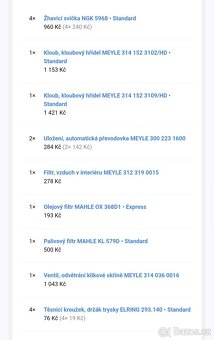 Dily k motoru M47D20 - 2