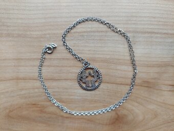 Retro přívěšek blíženci, unisex = pánský i dámský SLEVA - 2