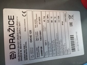 Bojler Dražice 125 l - 2