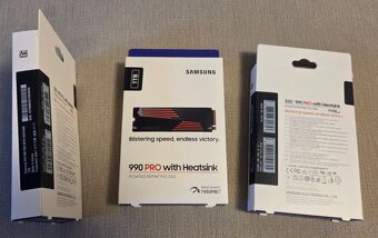 SSD Samsung 990 PRO + Heatsink 1TB nerozbalené - 2