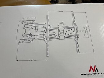 Drzak televize na zeď - 2