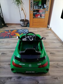 mamido Elektrické autíčko Mercedes GTR-S zelené - 2
