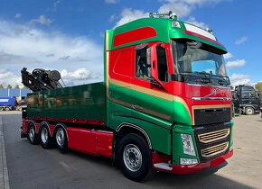 Volvo FH540 8x2 - valník s hydraulickou rukou FASSI - 2