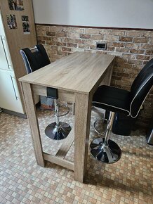 Barový set stul + barové židle (sconto) - 2