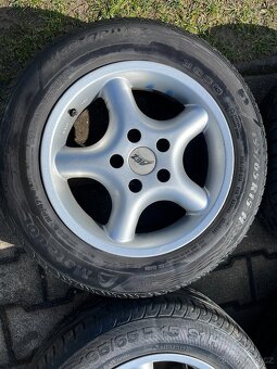 4x alu disky 5x112 R15, letní pneu 70% - 2