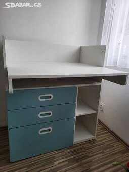 Přebalovací pult a dětská postýlka IKEA smastad - 2
