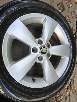 ALU kola letní Škoda 5x100 Fabia III Rapid R15 - 2
