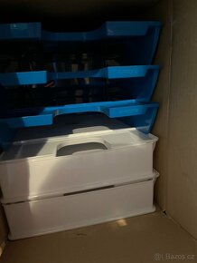 Odkladač Esselte nový 7ks vivida plast 623608 - 2