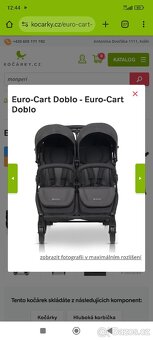 Sportovní kočárek pro dvojčata/ sourozence - 2