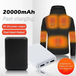 POWERBANKA 20000mAH PRO VYHŘÍVANÉ OBLEČENÍ - 2
