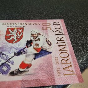 Krásná polymerová bankovka Jaromír Jágr - 2