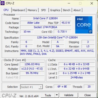Dell Latitude 5531, záruka, 20c CPU, 40GB RAM, 512GB NVMe - 2