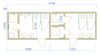 Sanitarni kontejner/bunka 10x3x2,8 m - 2
