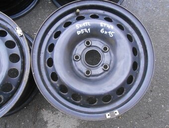 Plechové disky 15",rozteč 5x112,ET 47,šíře 6J, střed 57,1 - 2