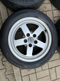 4x alu disky 5x112 R16, letní pneu 50% - 2