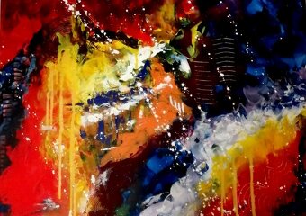 Abstraktní obraz 70x50 - 2