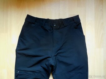 pánské Crane černé kalhoty softshell elast. outdor 36/32 L - 2