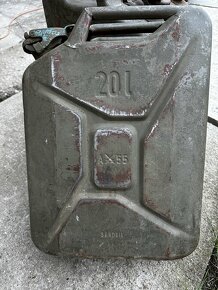 3x plechový kanystr 20l - 2