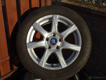 Octavia III, Golf, Touran - zánovní zimní alu 16" ET48 - 2