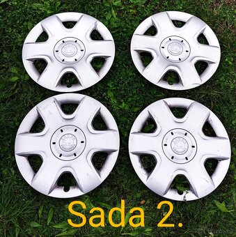 Poklice kryty kol 15" Škoda Fabia ll - 2