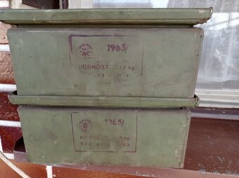 Zásobníky plechové - 2
