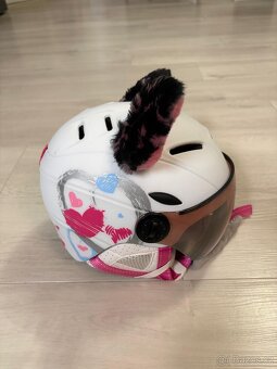 Lyžařská helma se štítem Etape - 2