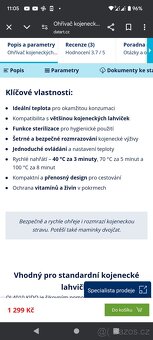 Ohřívač a sterilizátor - 2