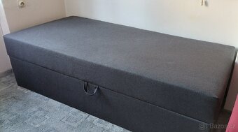 Postel Boxspring 90x200 s úložným prostorem - 2