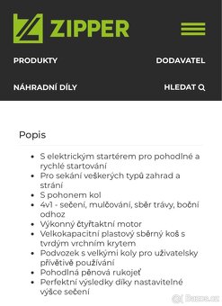 Sekačka ZIPPER - 2
