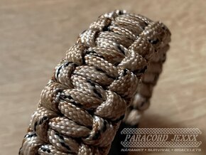 PARACORD náramek (19 cm) Desert Camo - 2
