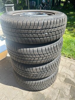 Pneumatiky + disky 196/65/R15T zimní - 2